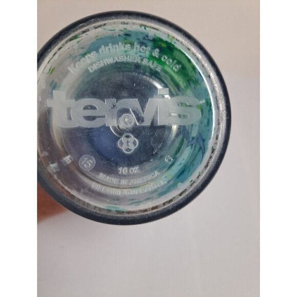 TERVIS 16 oz Guy Harvey Blue Marlin Tumbler with Blue Lid - Picture 6 of 7